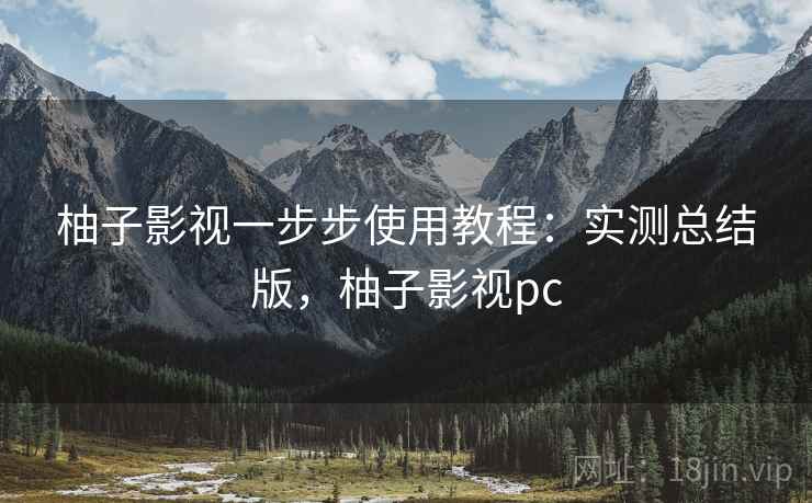 柚子影视一步步使用教程：实测总结版，柚子影视pc