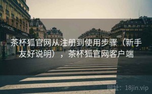 茶杯狐官网从注册到使用步骤（新手友好说明），茶杯狐官网客户端
