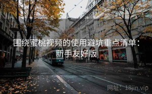 围绕蜜桃视频的使用避坑重点清单：新手友好版