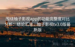 围绕柚子影视app的功能完整度对比分析：结论汇总，柚子影视tv3.0版最新版