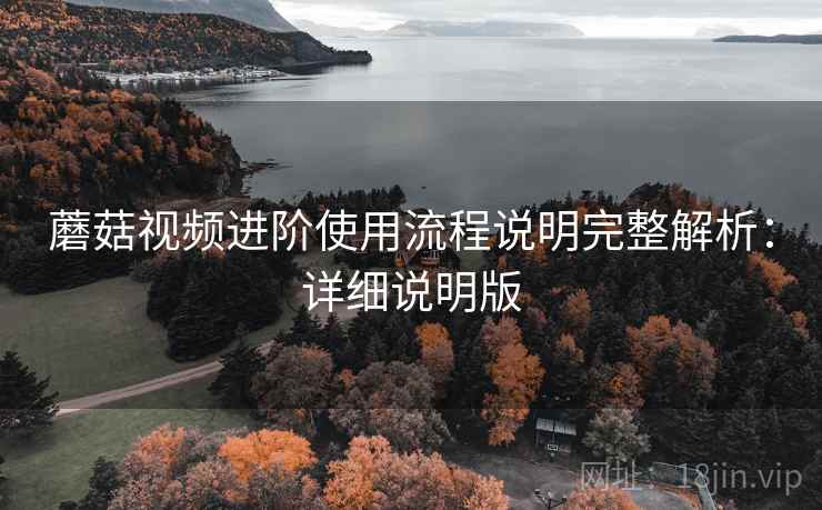 蘑菇视频进阶使用流程说明完整解析：详细说明版