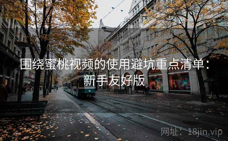 围绕蜜桃视频的使用避坑重点清单：新手友好版